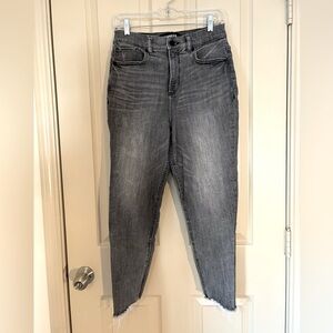 Express Women's Gray Stretch+ Denim Perfect Ankle Legging Jeans size 8